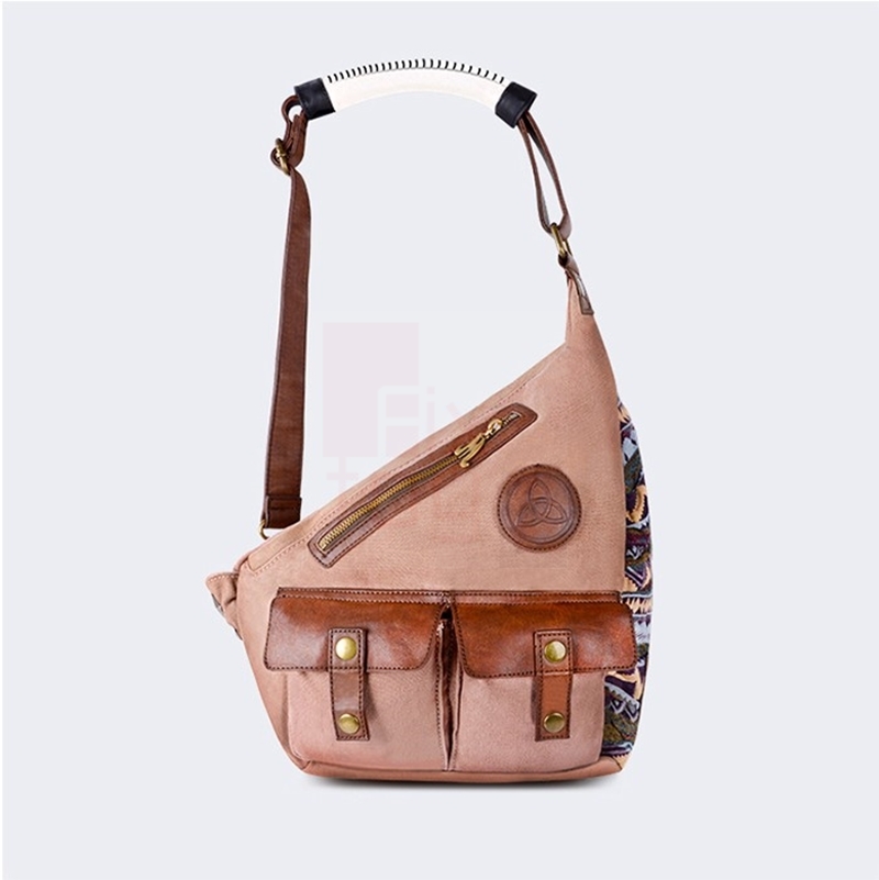 The Walking Dead Michonne Cosplay Bag Fashion Brown Shoulder Bag for Women