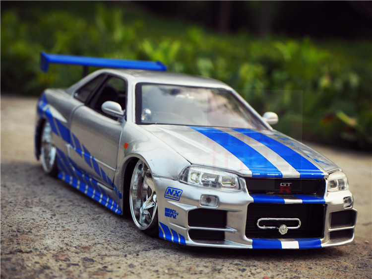 Jada Fast & Furious 1:24 Brian's Nissan Skyline GT-R (R34) Blue – Angel  Grove Toys & Collectables